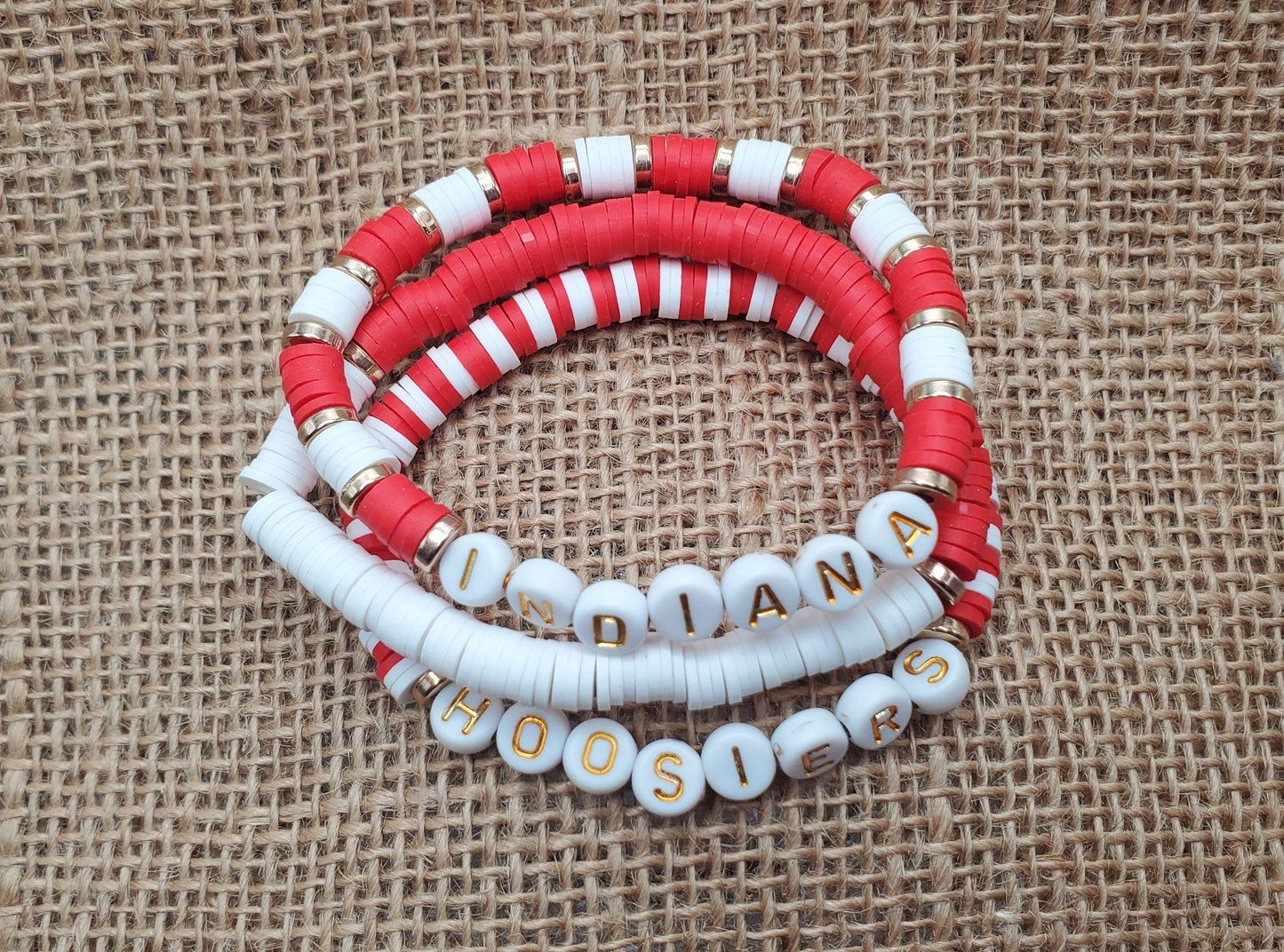 Indiana Hoosiers Bracelet Set