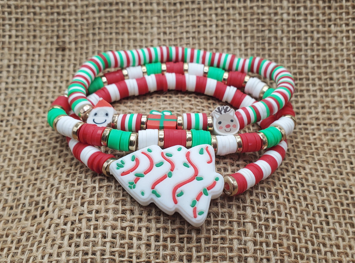 L.D. Christmas Tree Cake Bracelets 1