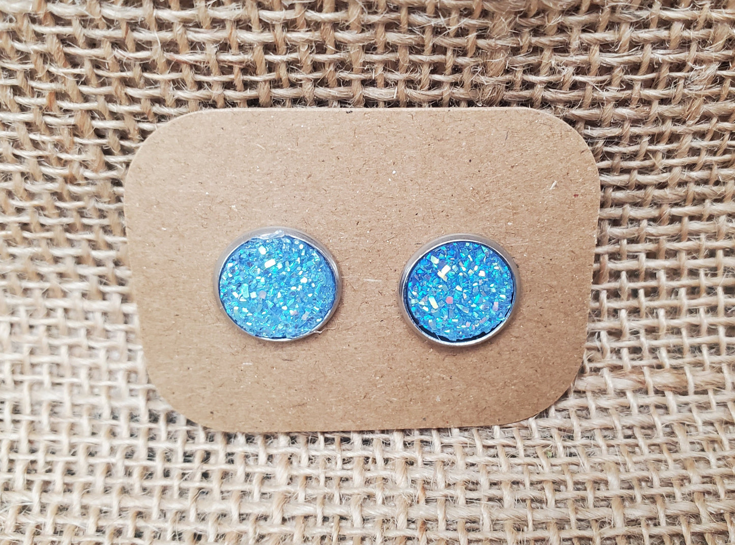 Elsa Stud on Silver - 12mm