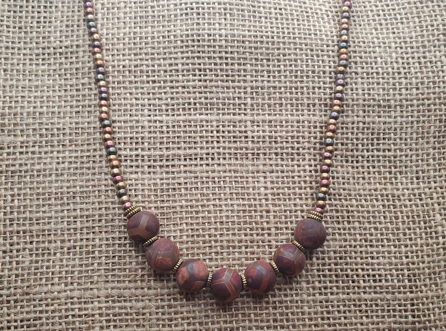 Turtle Back Patterned Necklace