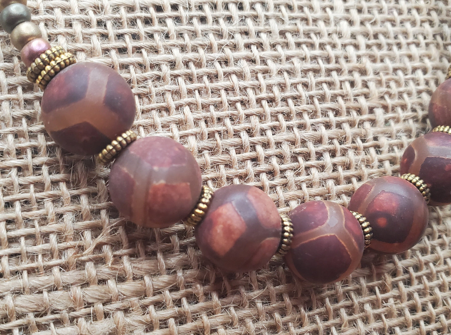 Turtle Back Patterned Necklace