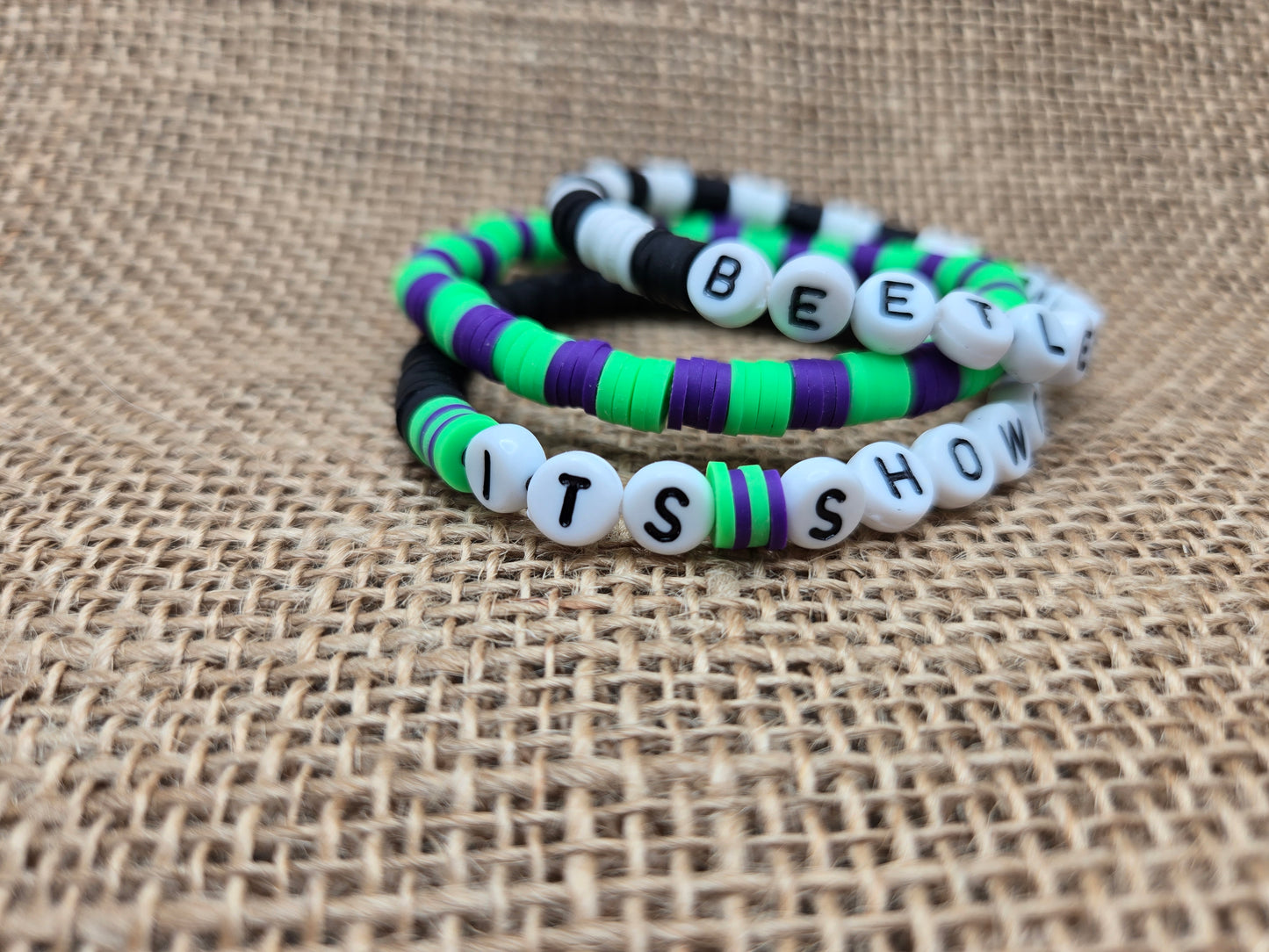 Beetlejuice/Showtime Stretch Bracelets