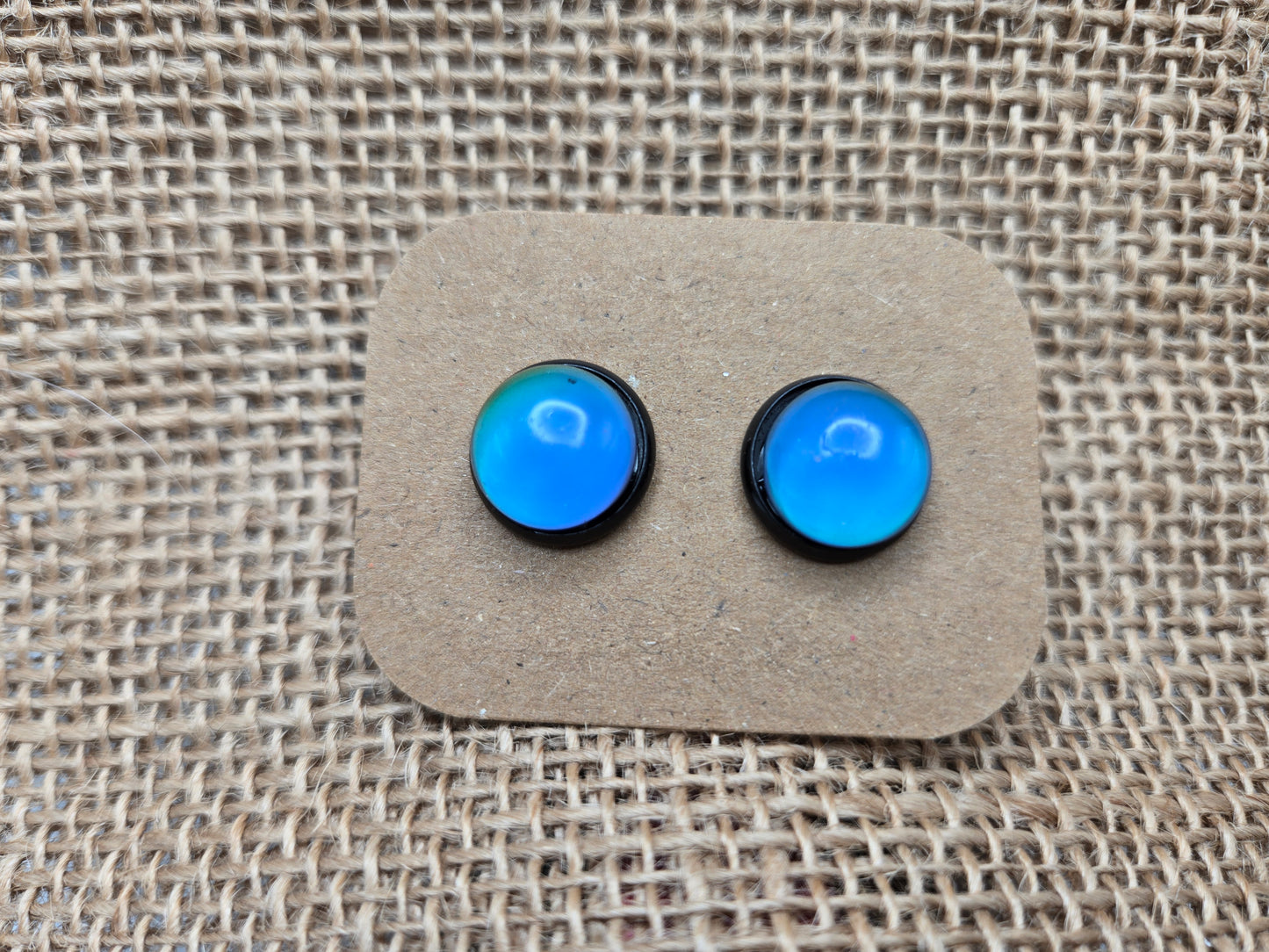 Magic Mood Earrings on Black 12mm