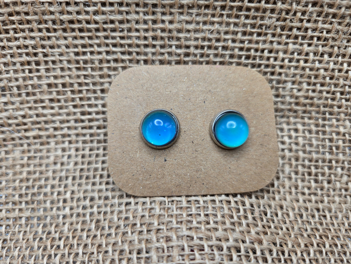 Magic Mood Earrings in Silver Tone 10mm