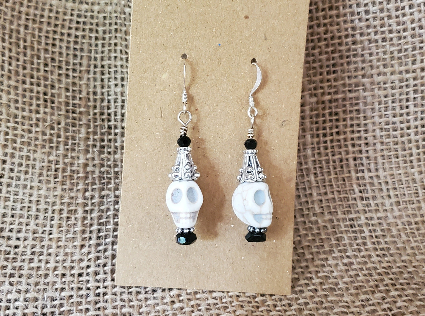 Skull with Cone Head Earrings