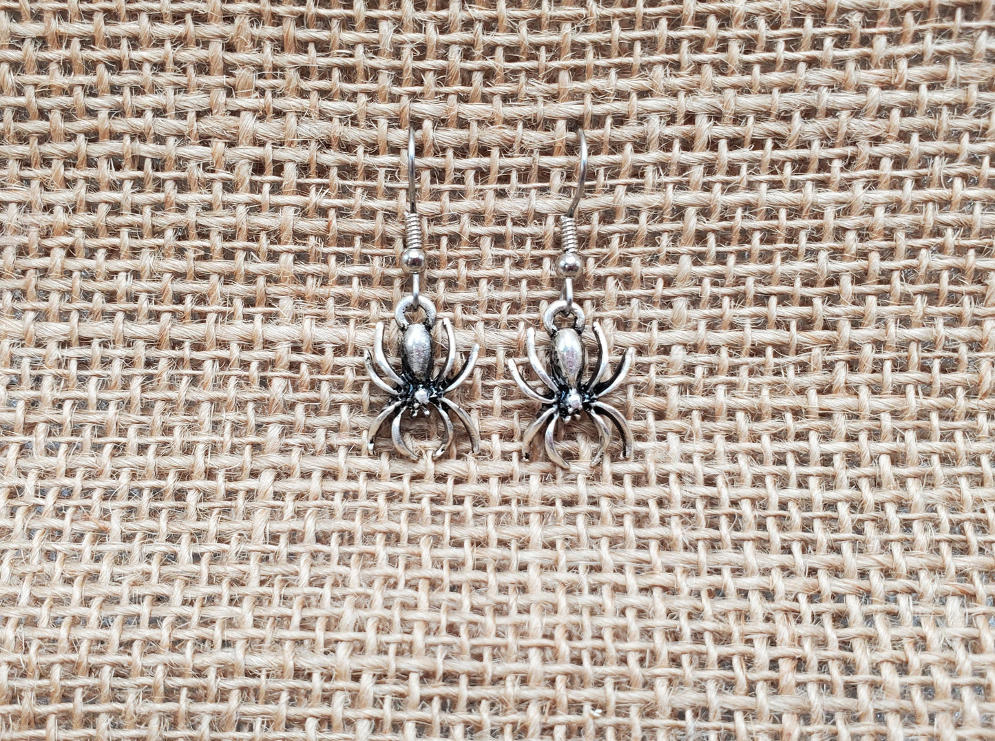 Hanging Spider Earrings