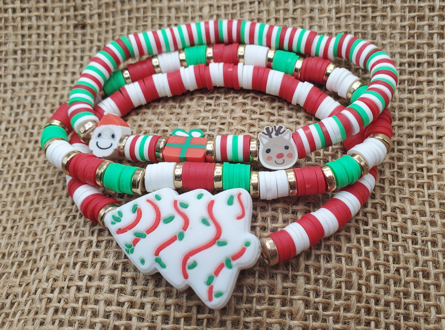 L.D. Christmas Tree Cake Bracelets 1
