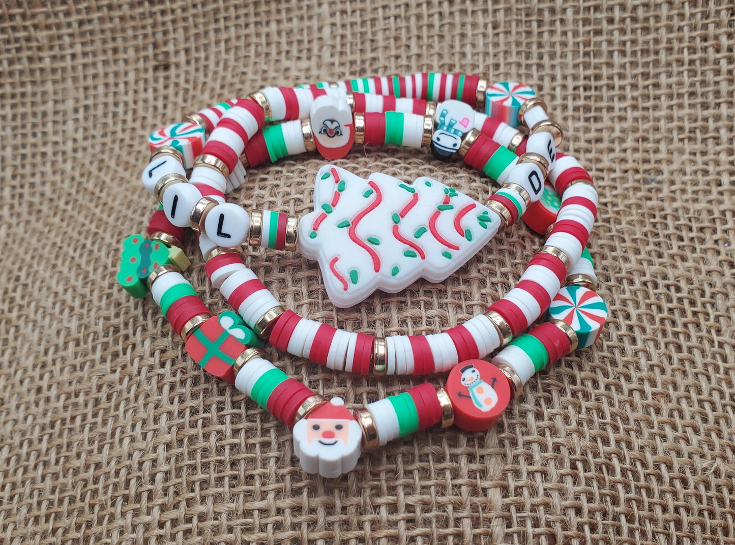 L.D. Christmas Tree Cake Bracelets 2