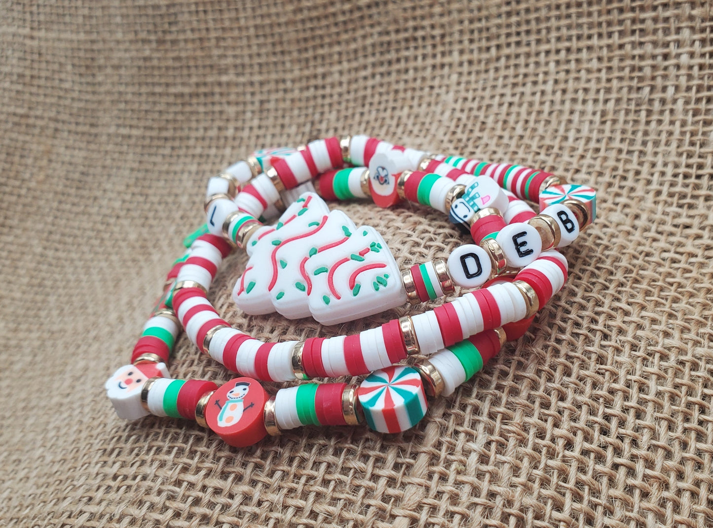 L.D. Christmas Tree Cake Bracelets 2