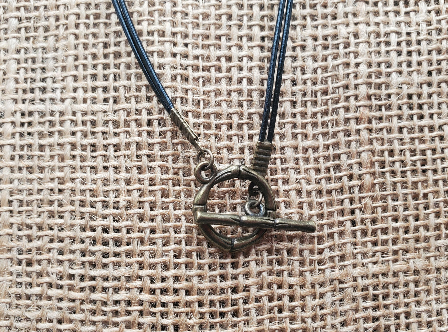 Antique Brass Floral Necklace