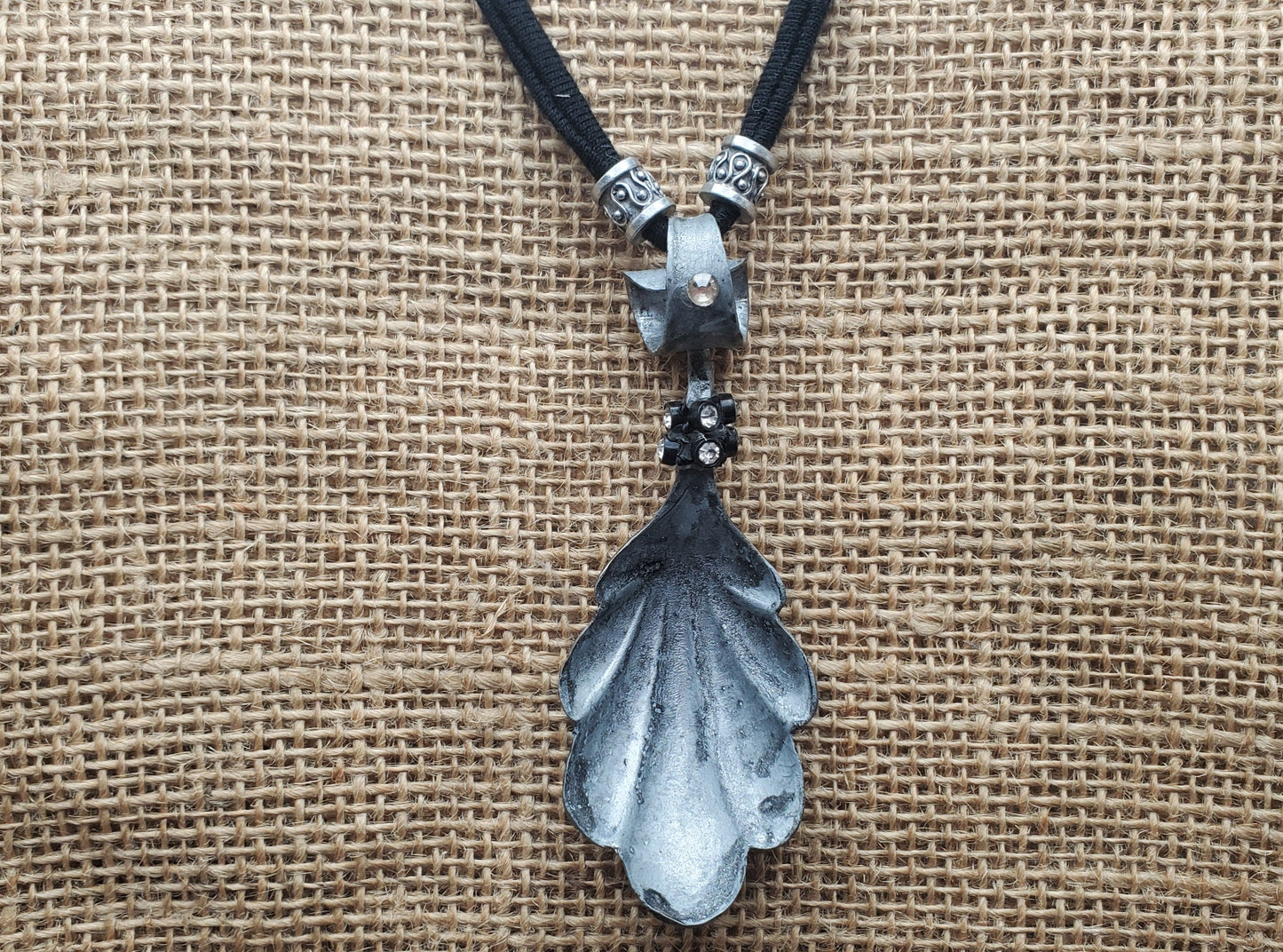 Scalloped Spoon Necklace