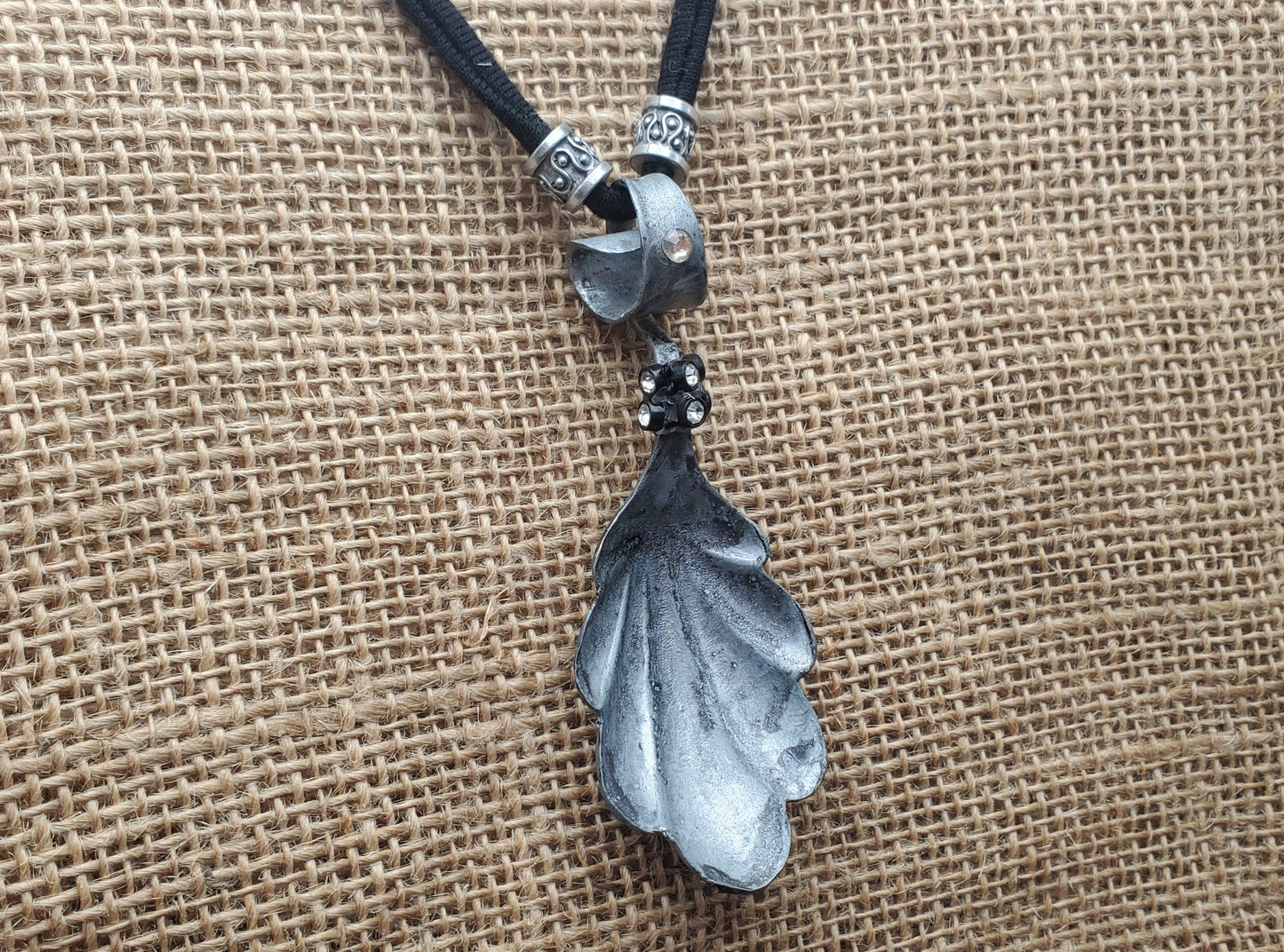 Scalloped Spoon Necklace