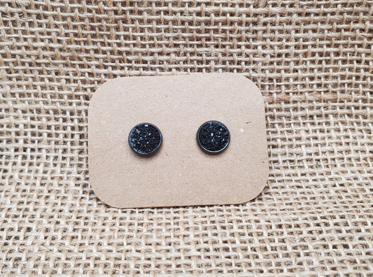 Black Stud on Black - 8mm