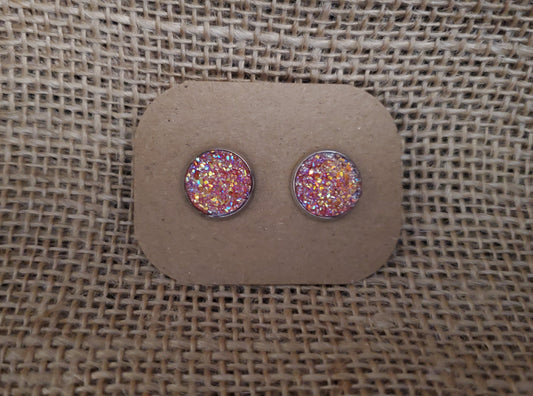 Tutti Fruitti Stud on Silver - 12mm