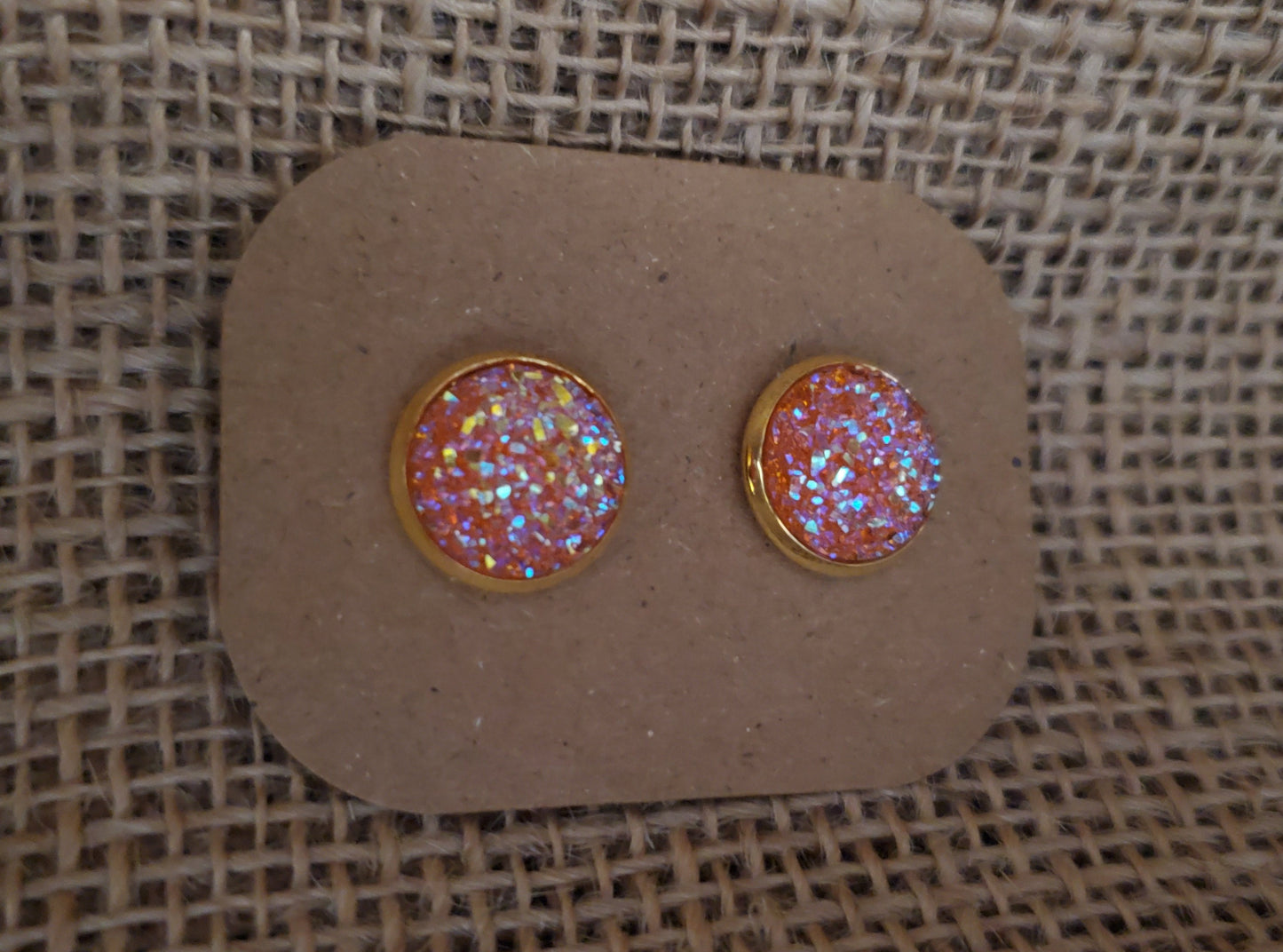 Tutti Fruitti Stud on Gold - 12mm