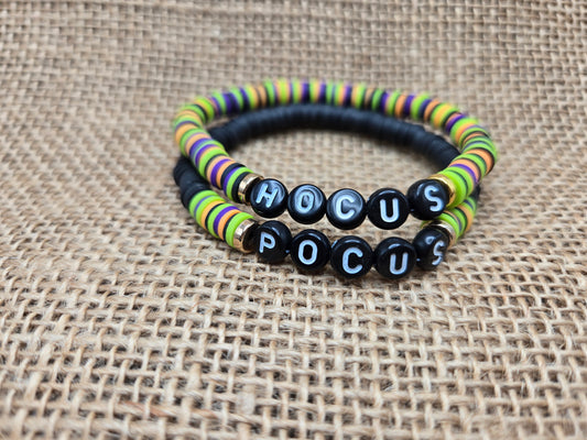 Hocus Pocus "A" Stretch Bracelets