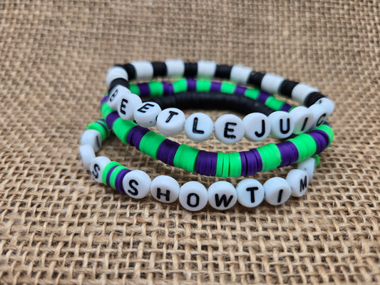 Beetlejuice/Showtime Stretch Bracelets