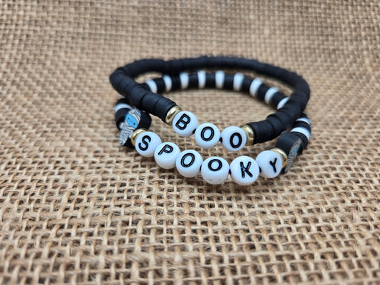 Spooky Boo Stretch Bracelets