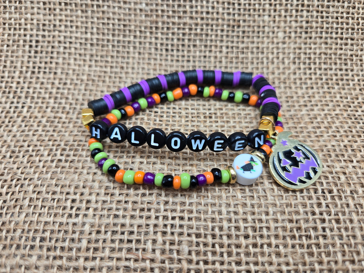 Halloween Charm Stretch Bracelets