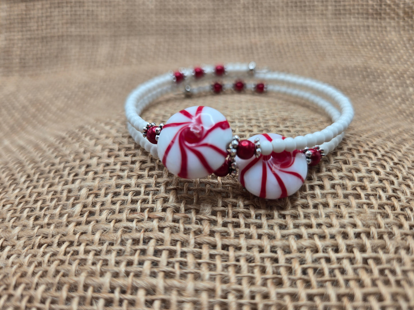 Peppermint Patty Double Bracelet
