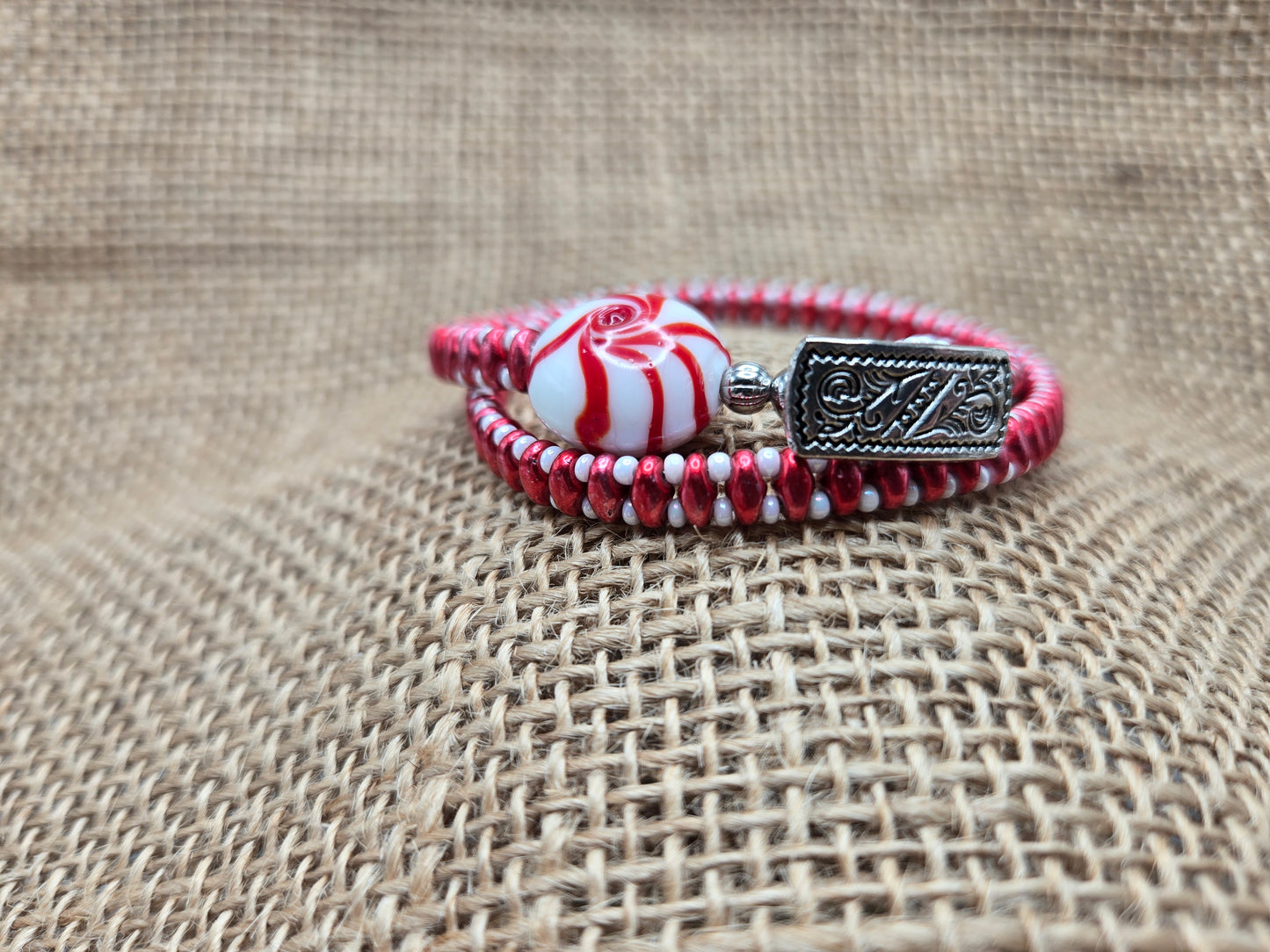 Peppermint Patty Wrap Bracelet C