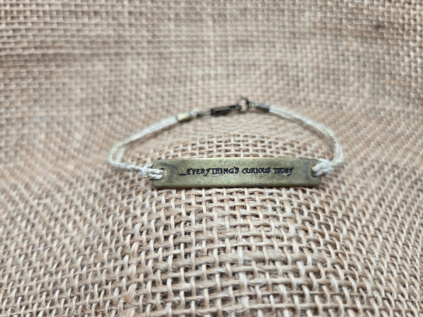 Everything's Curious Today Bracelet