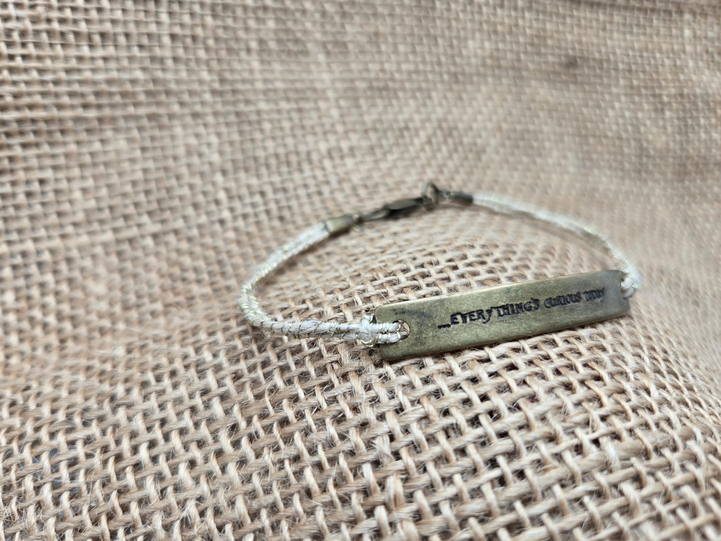 Everything's Curious Today Bracelet