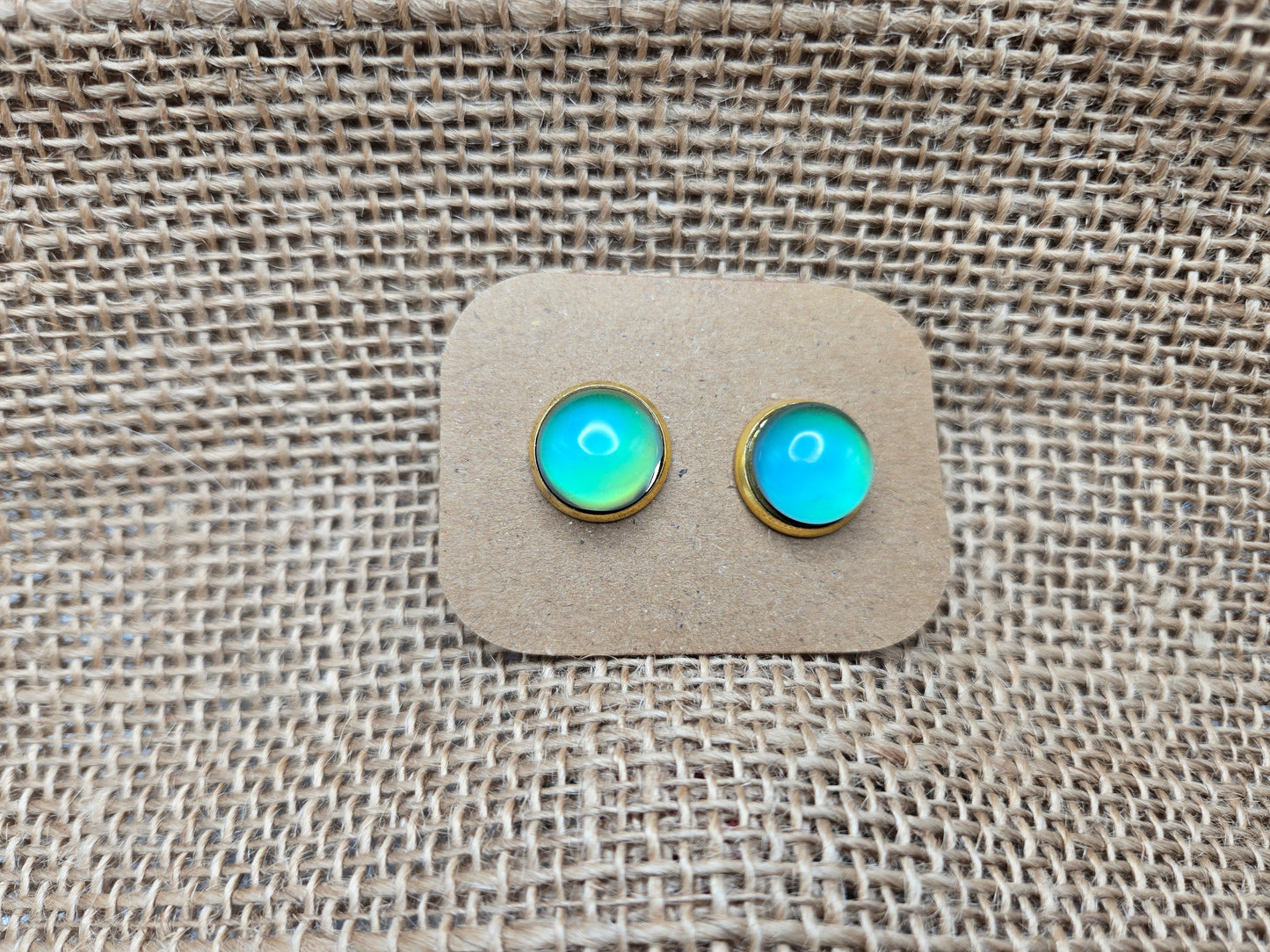 Magic Mood Earrings in Gold Tone 12mm