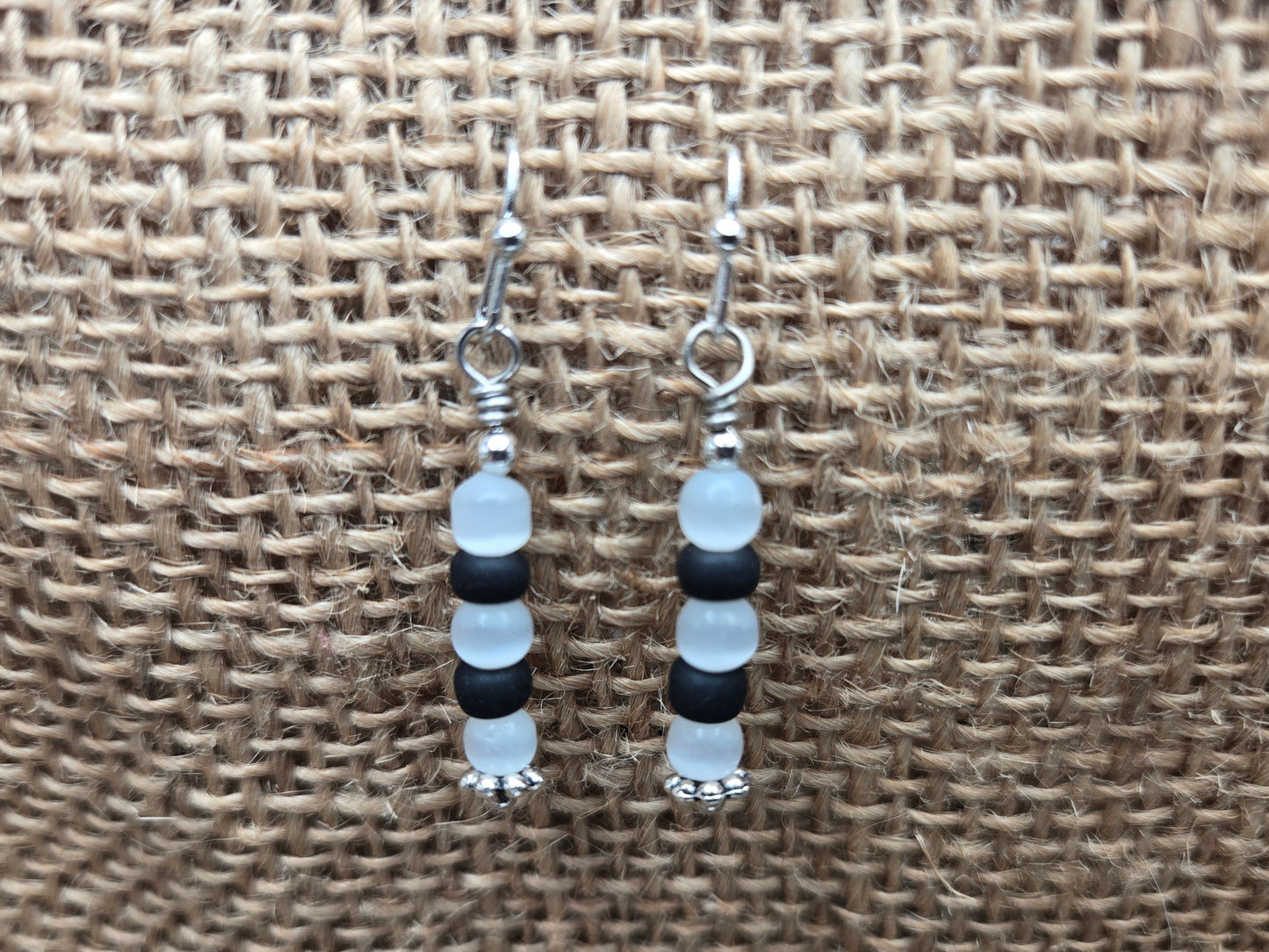 Black and White 3pc Necklace Set