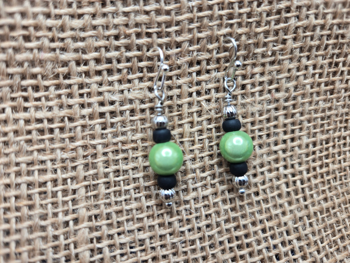 Lime and Black 3pc Necklace Set