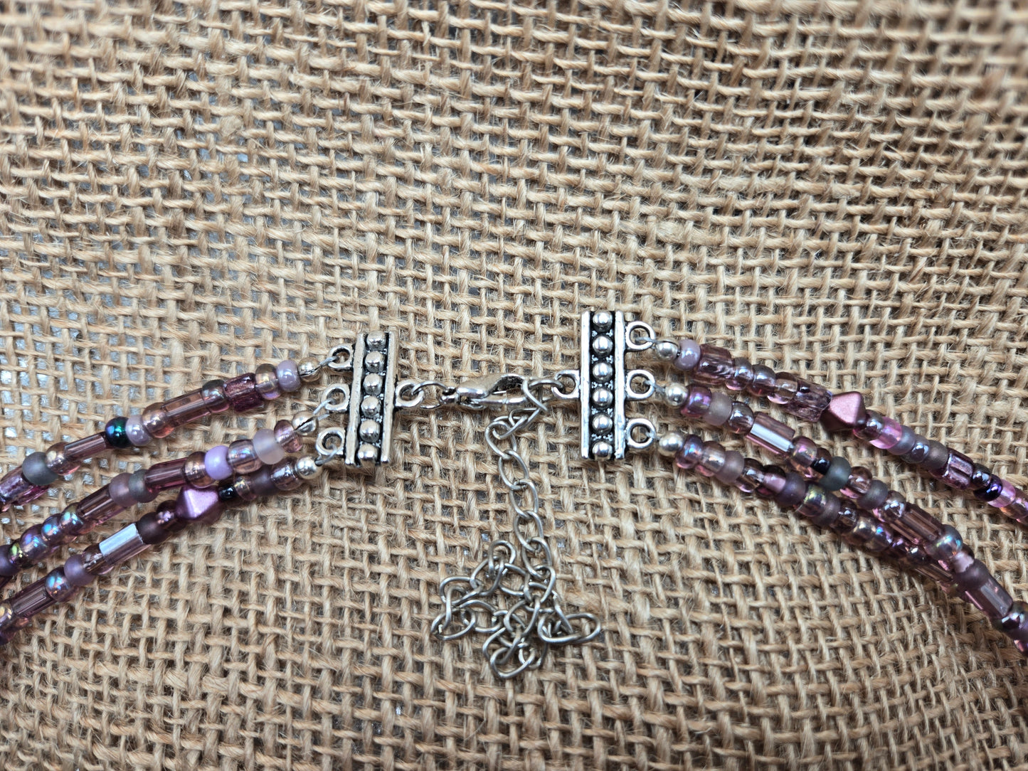 Purple Trio Necklace