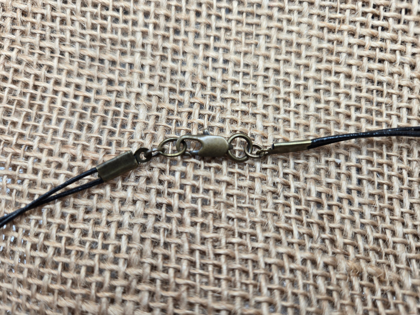 Green Double Washer Necklace