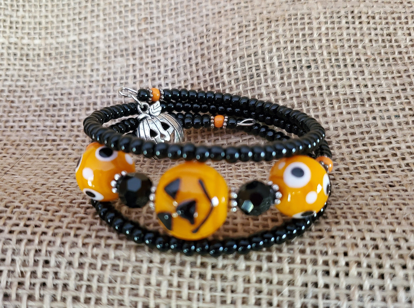 Jack O' Lantern Bracelet