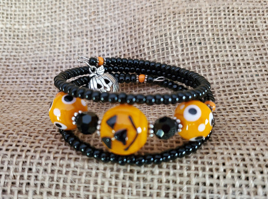 Jack O' Lantern Bracelet