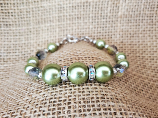Green Bling Bracelet