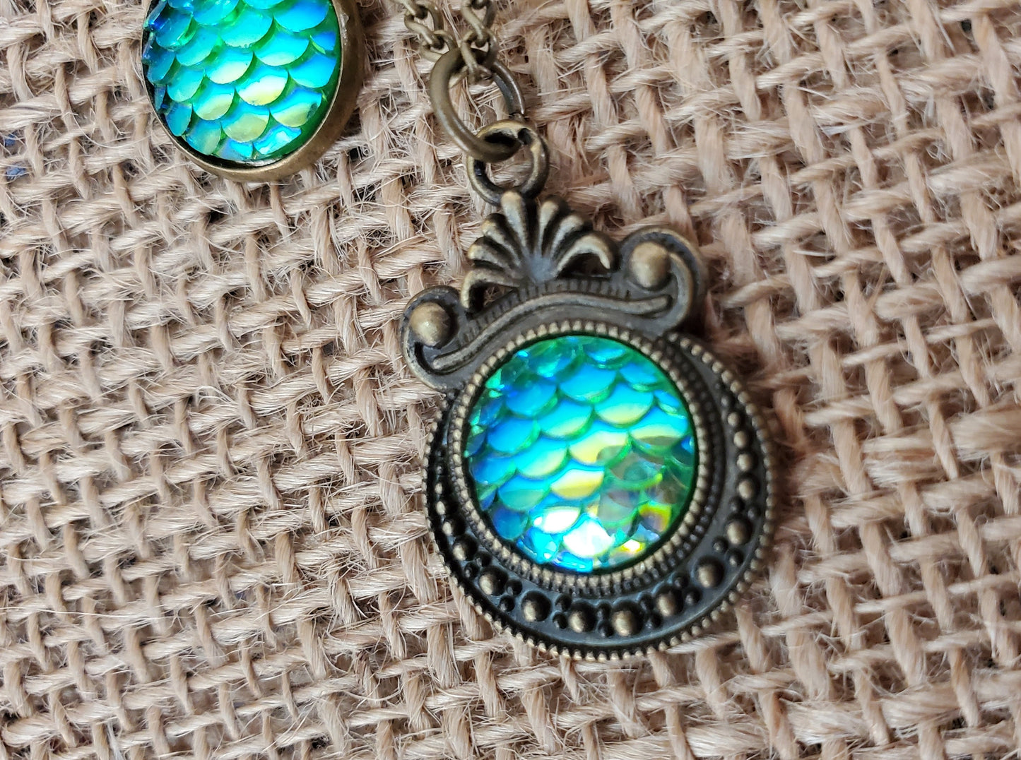 Green Mermaid Scales Set